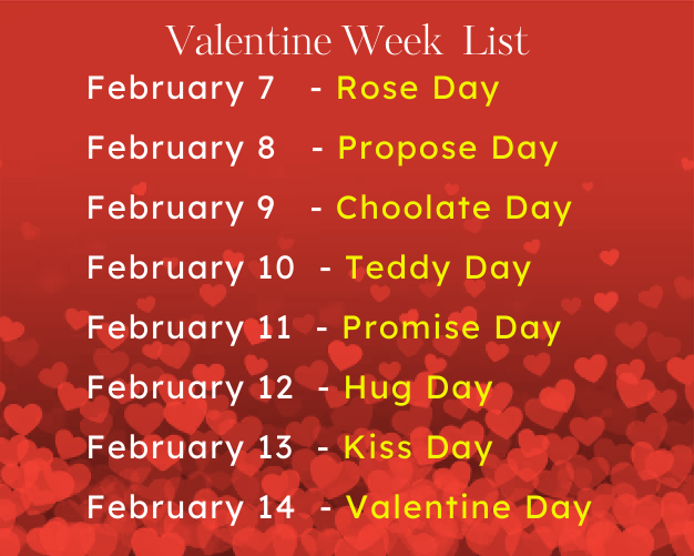 Complete Valentine Week List 2024: From Rose Day, Kiss Day, Teddy Day to Propose Day, everything you need to know about the 7 days of love