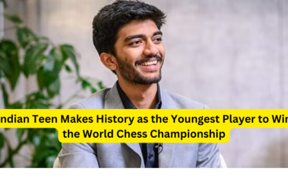 Indian Teen Makes History as the Youngest Player to Win the World Chess Championship